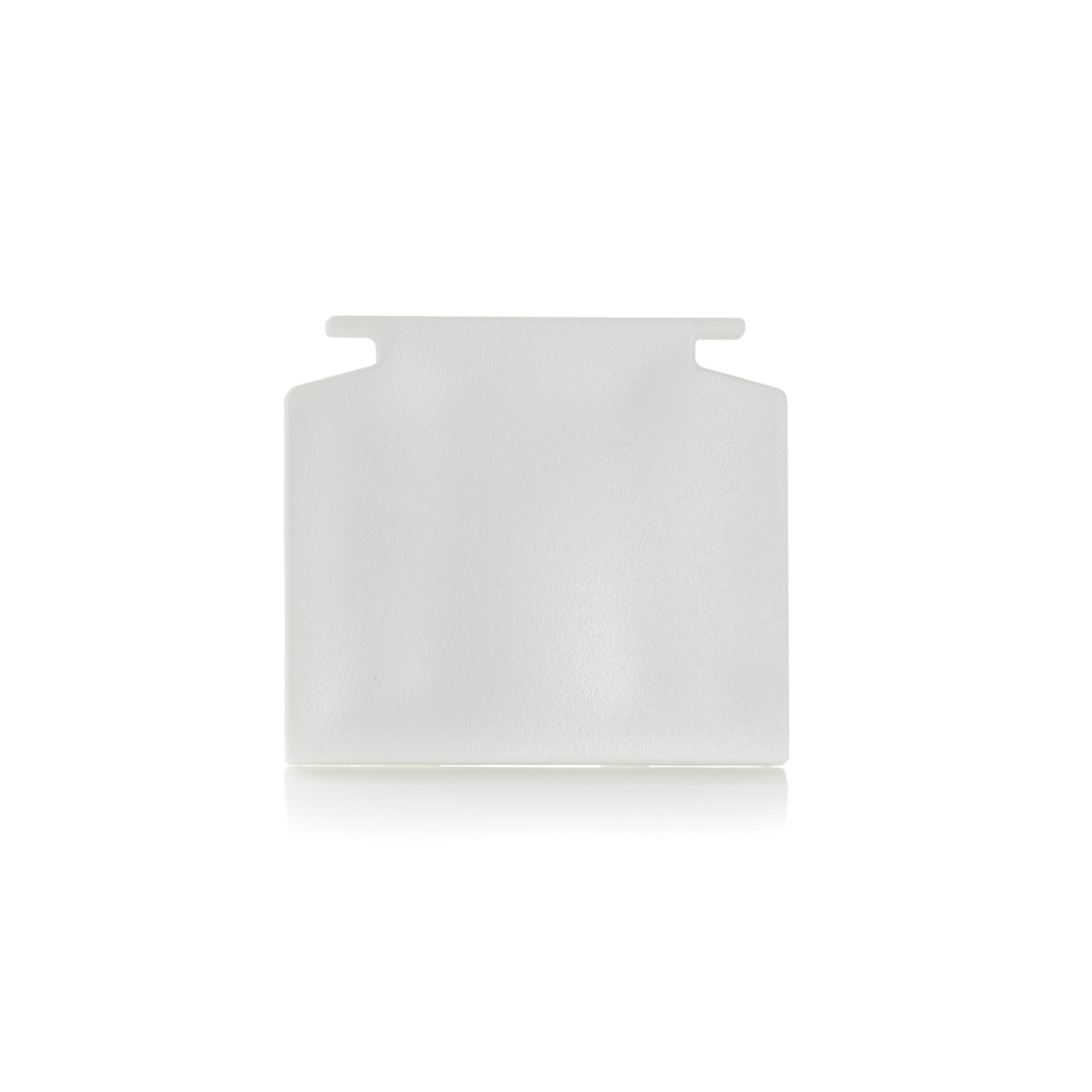 EUTRAC Eutrac 3-circuit track system end cap, white