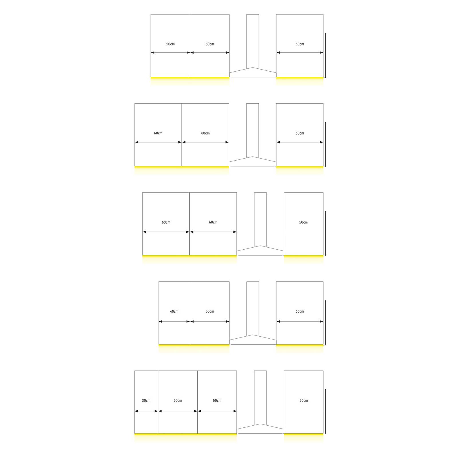 Paulmann MaxLED 500 Comfort Set Kitchen 3x60cm