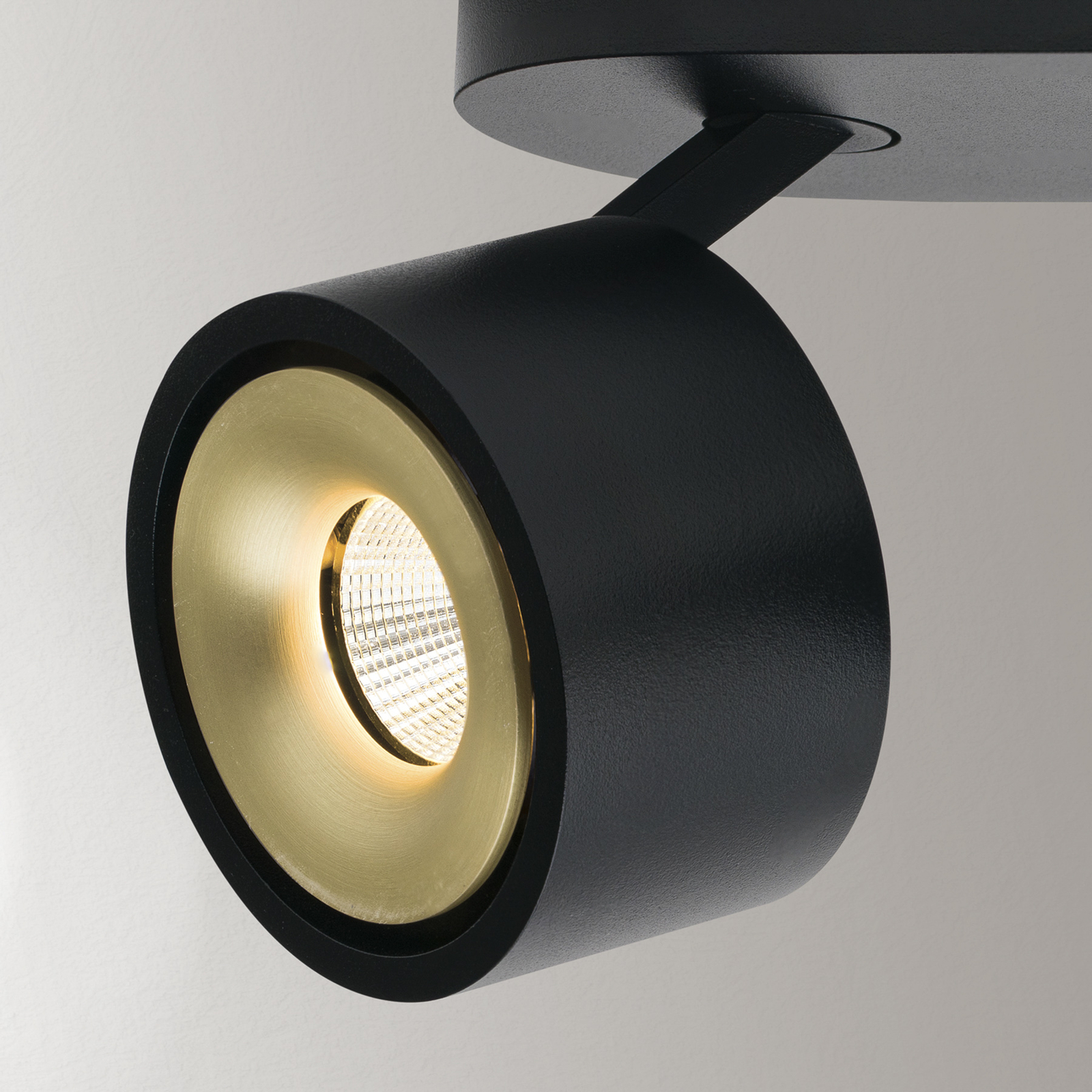 Faretto da soffitto Specter LED, nero, lunghezza 19,4 cm, alluminio