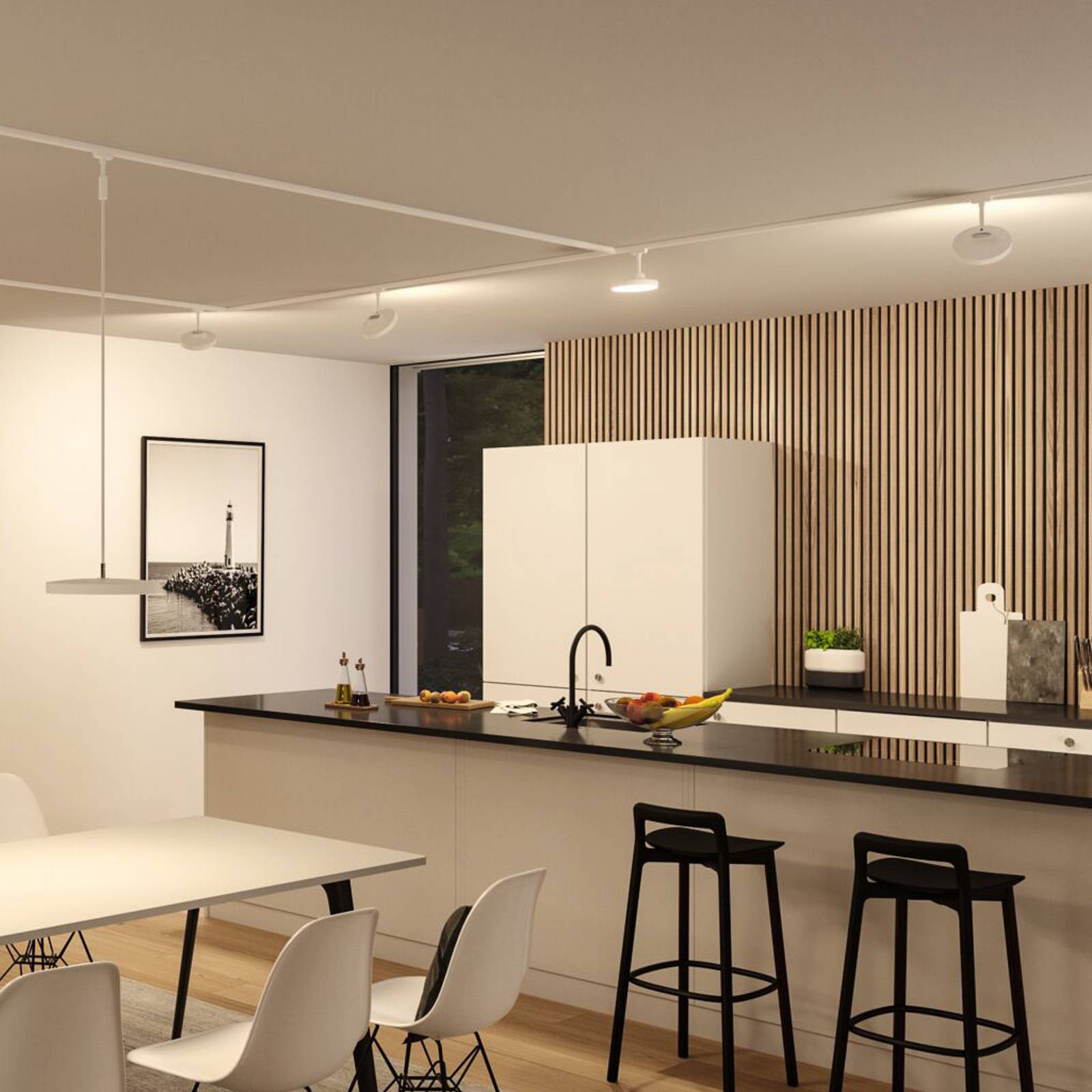 Suspension LED Paulmann URail Hildor, blanc signal, 3 000 K