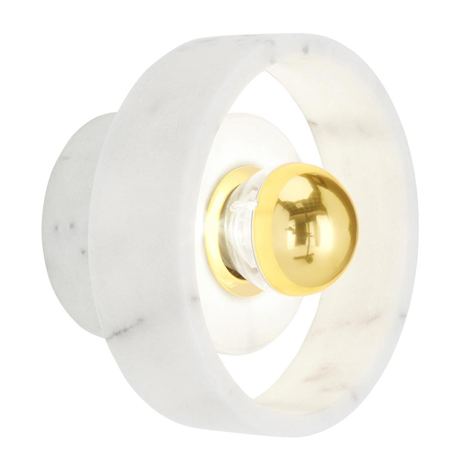 Tom Dixon Stone Wall - marble wall light, IP44, for Living / Dining Room, marble, E27, 5 W, energy efficiency: A++