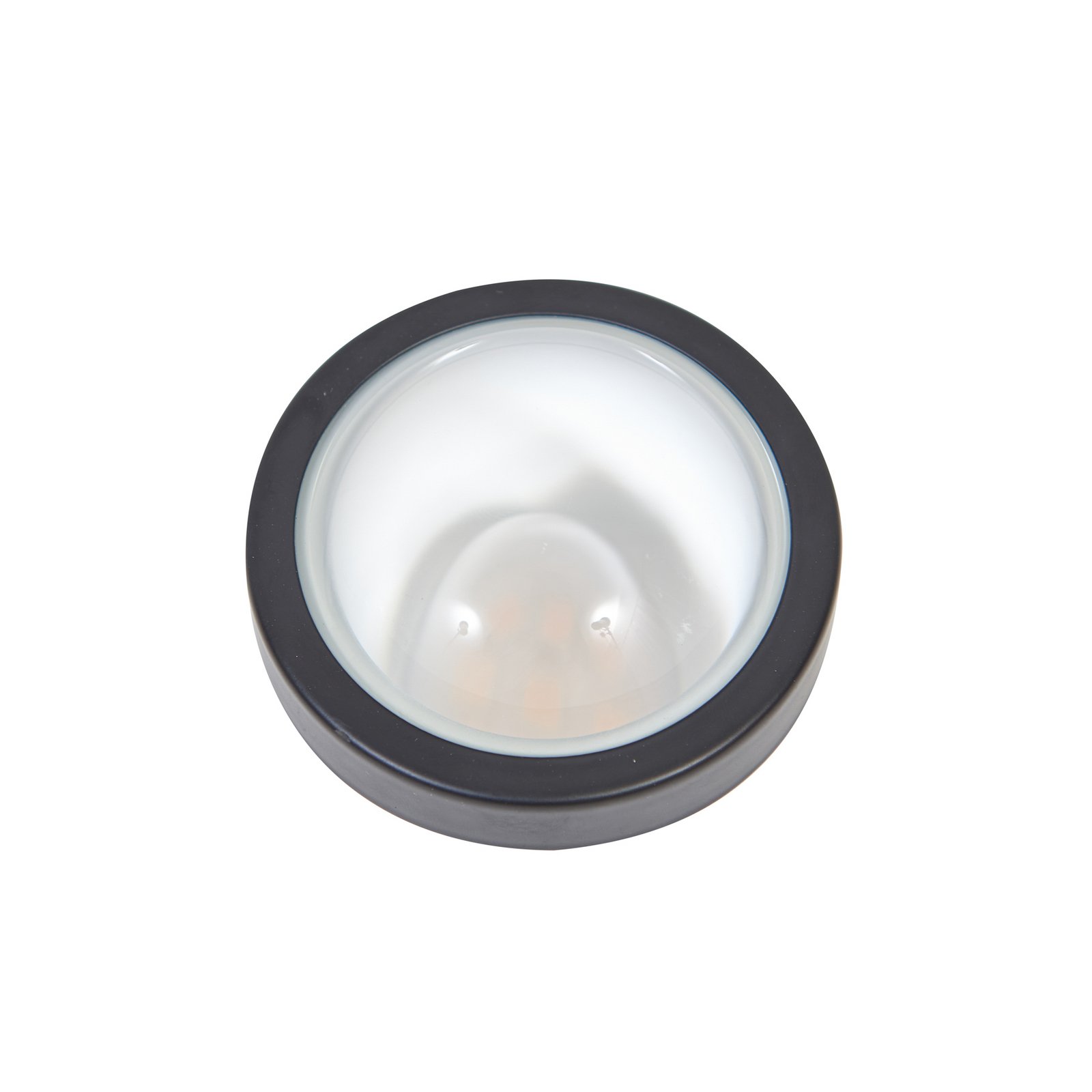 Lindby viseča svetilka Jyla, enogorka, črna mat, GX53