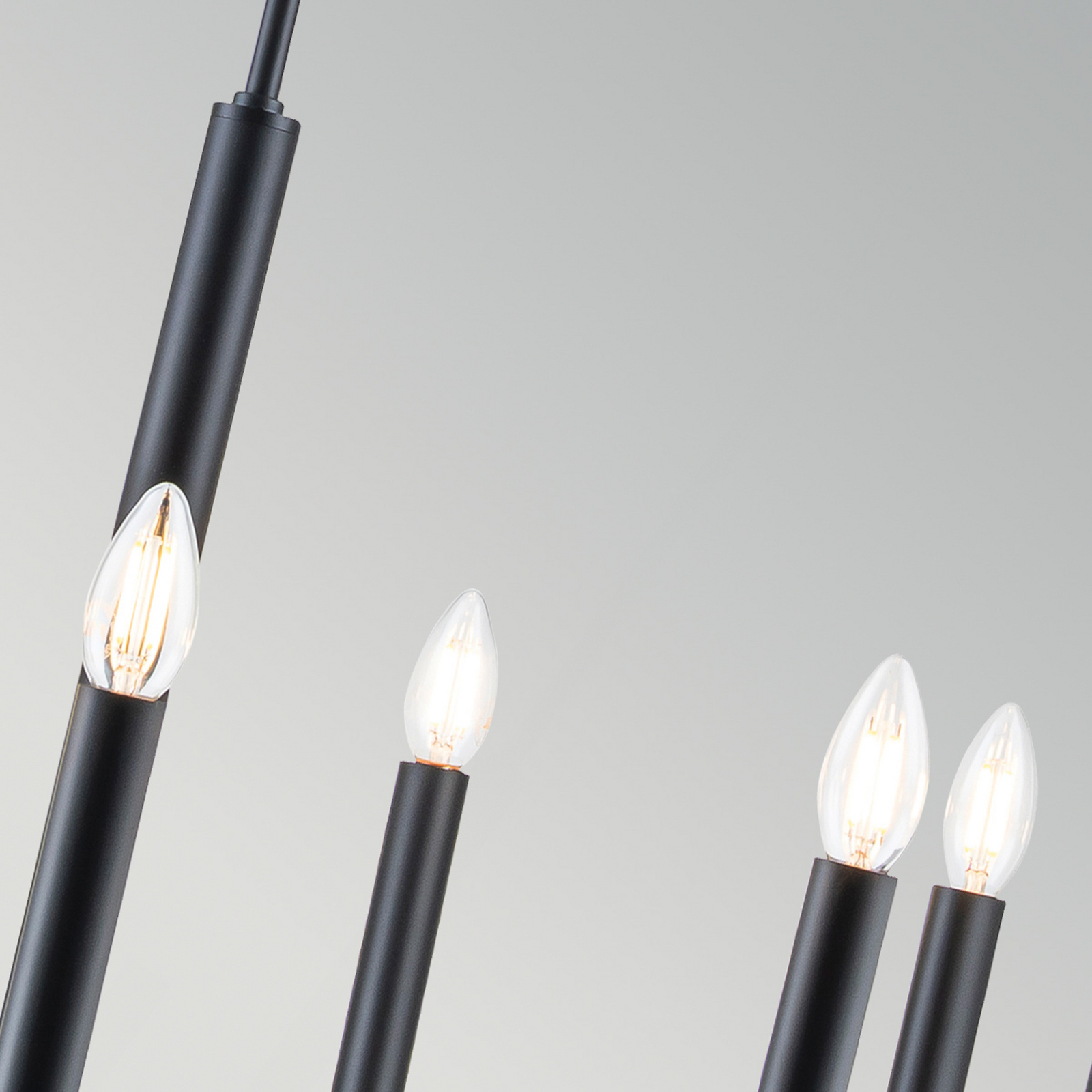 Kronleuchter Brianna, schwarz, Ø 84 cm, 9-flammig, Metall Kronleuchter Brianna, schwarz, Ø 84 cm, 9-flammig, Metall