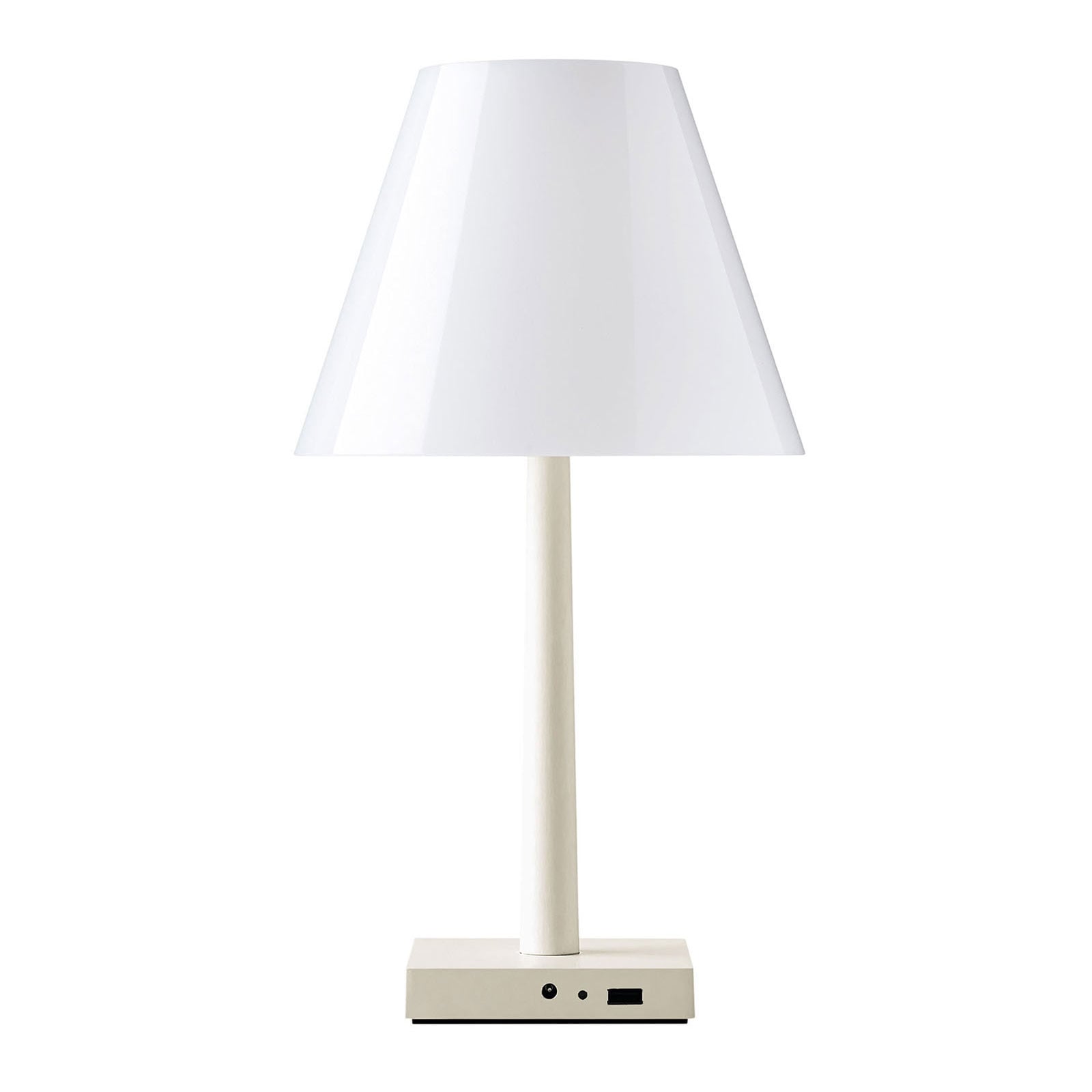 Dina+ Tischleuchte Satin Golden - Rotaliana