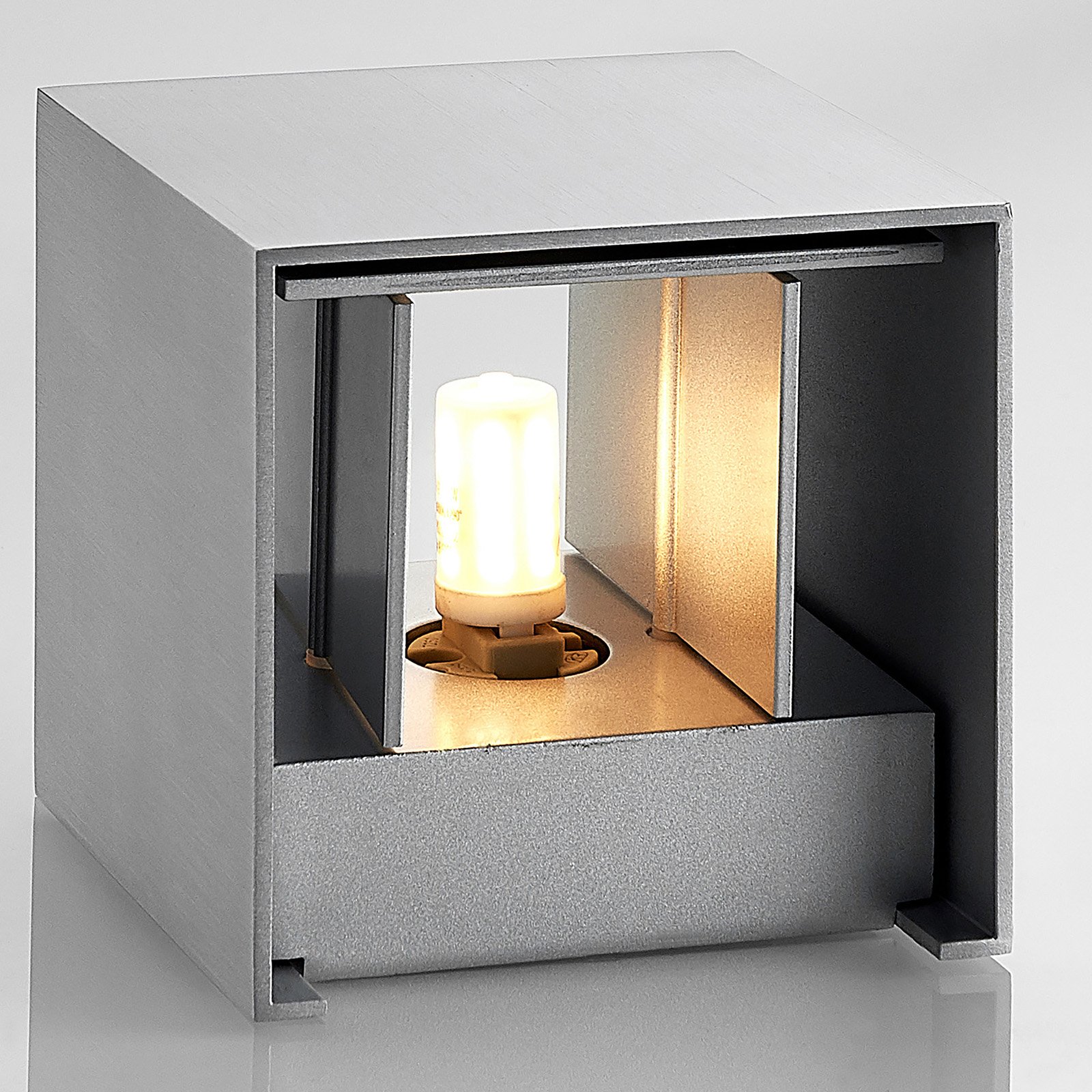 Zuzana Wandlamp Square Alu - Arcchio