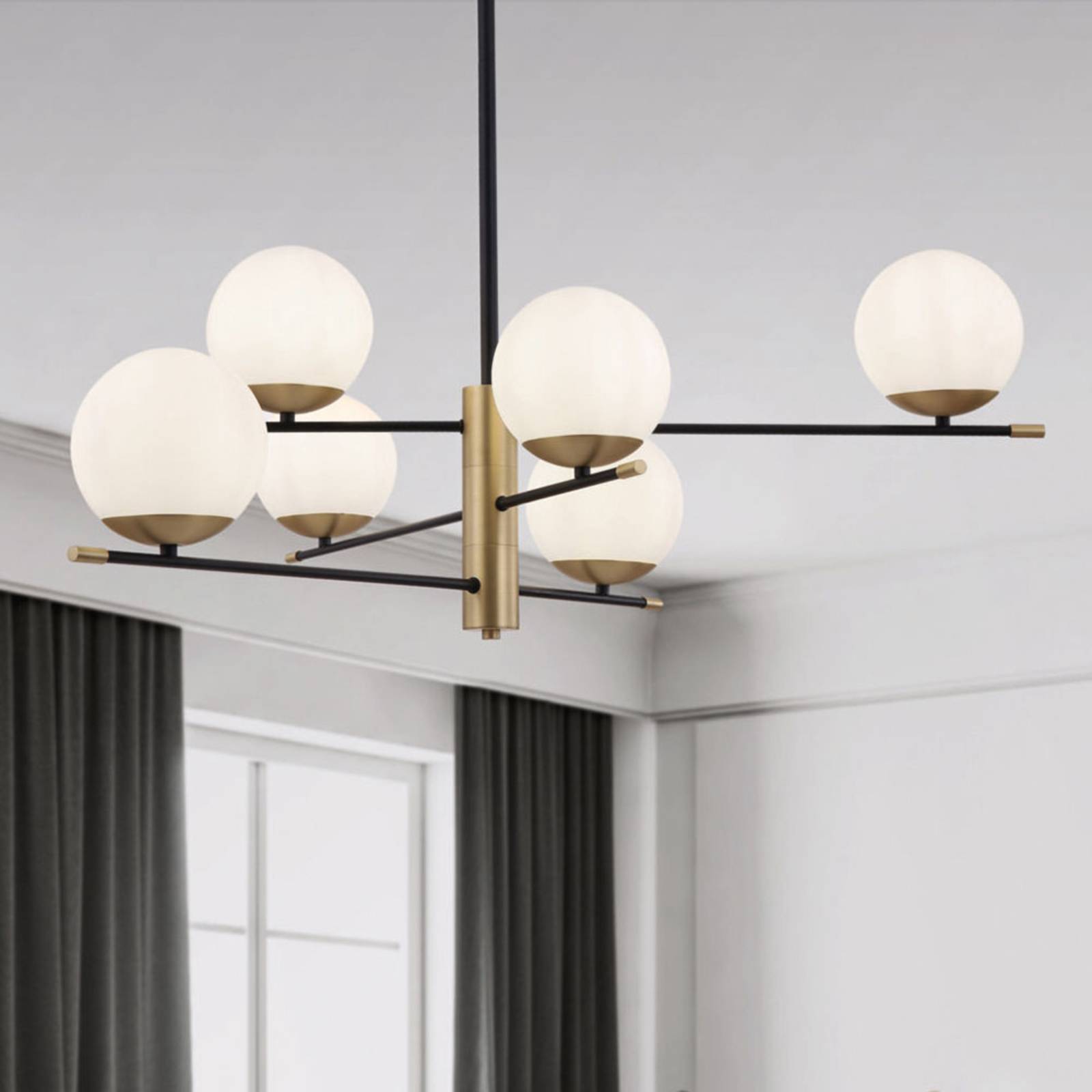 Lampa wisząca Nostalgia, 6-punktowa