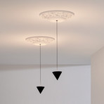 Karman Moonbloom LED-Hängeleuchte, einflammig