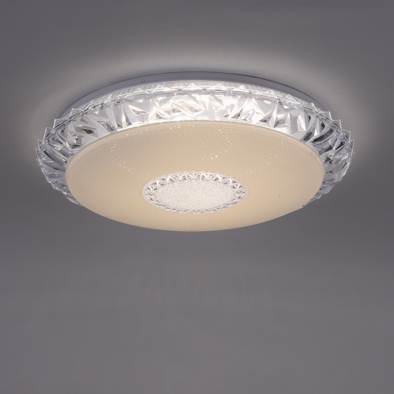 LED stropné svietidlo Lucca, RGB/CCT, Ø 40cm