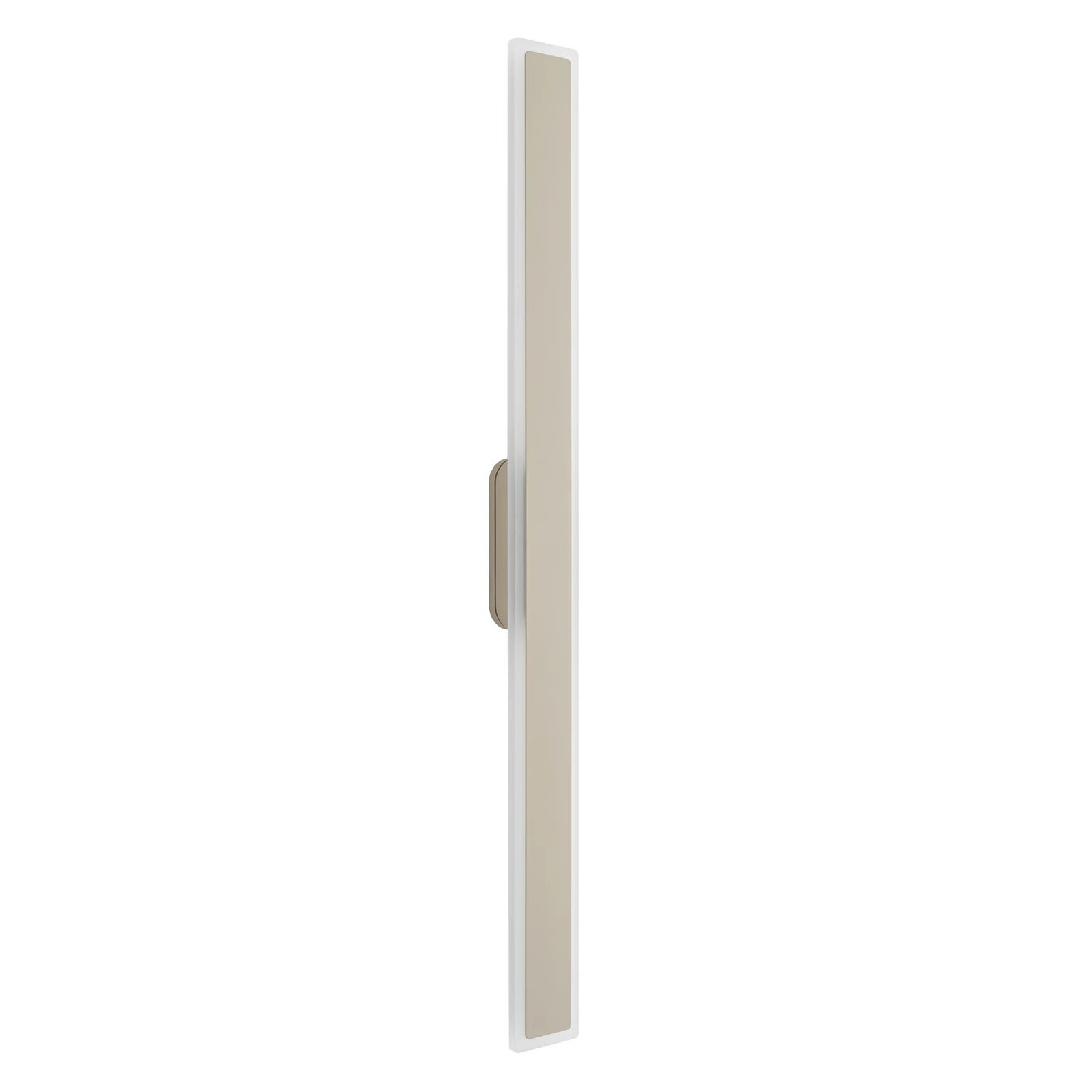 Applique murale LED Isla, sable, aluminium, hauteur 100 cm, IP54