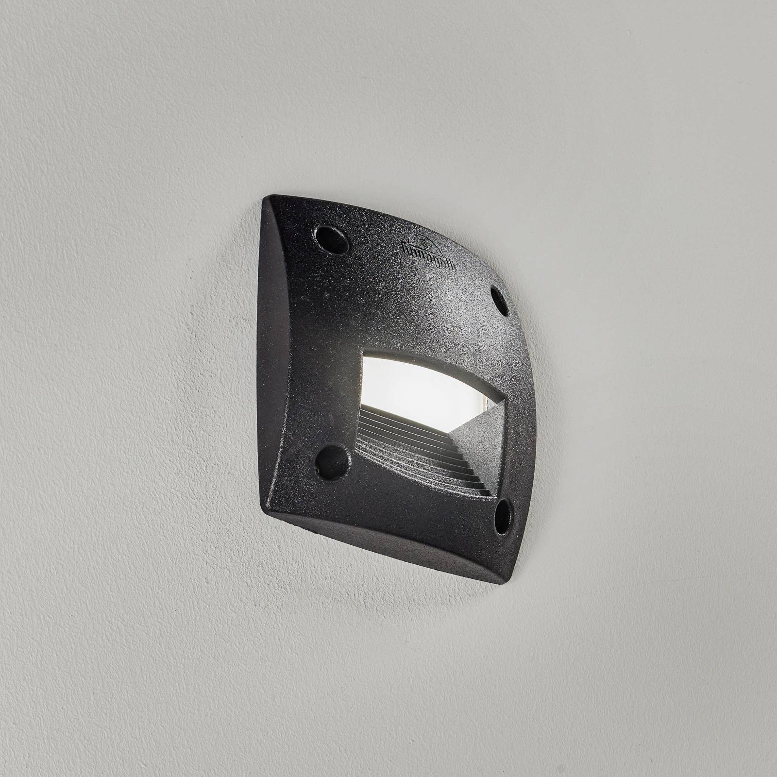 Fumagalli LED-inbyggnadslampa Leti 100 Square-ST svart