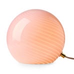 Lampe à poser CANDY, rose, Ø 20 cm, verre, E14 - Halo Design