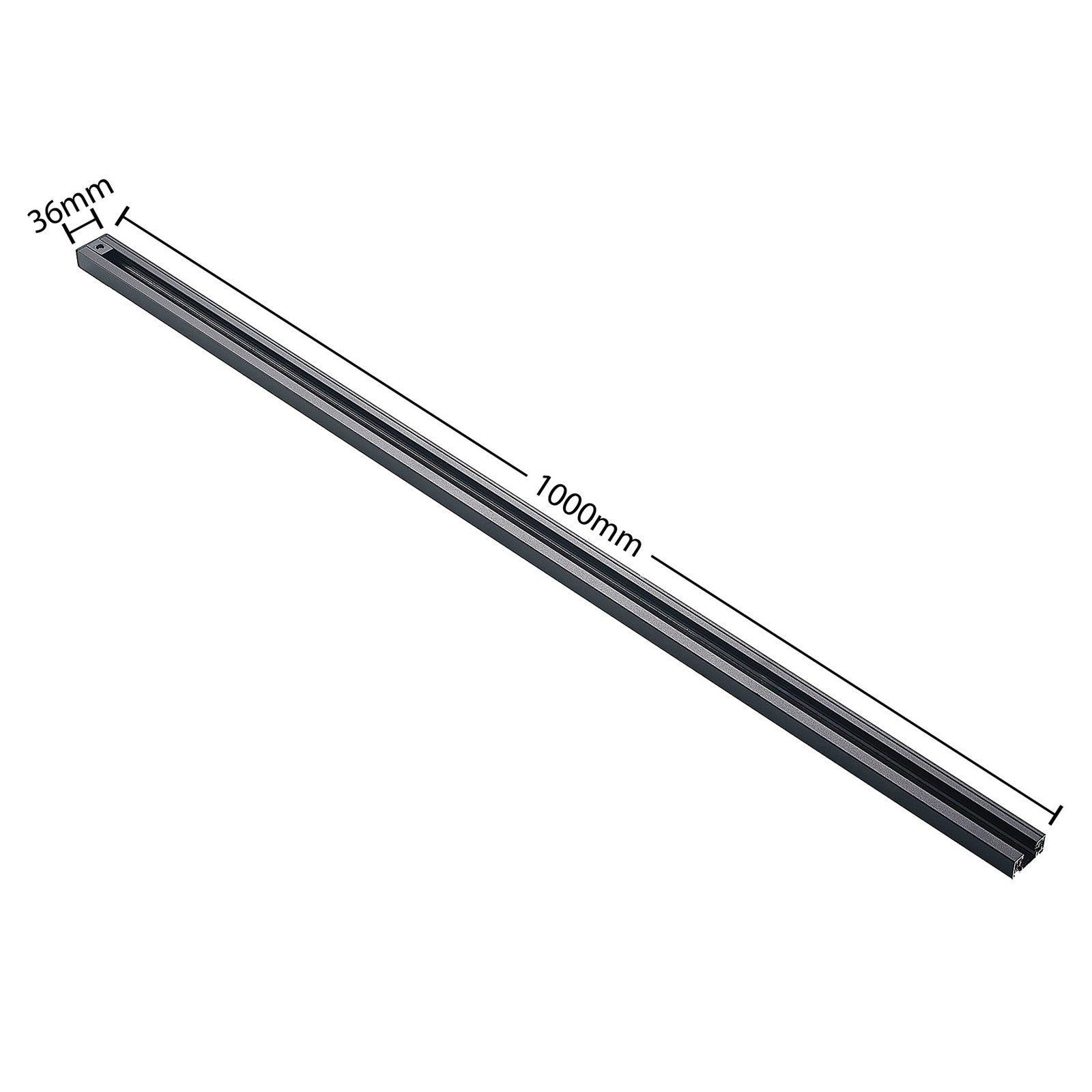 Linaro Round Track 4 Plafonnier GU10 Noir - Lindby