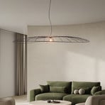 Hanglamp Lauris, matzwart, Ø 200 cm, metaal, E27