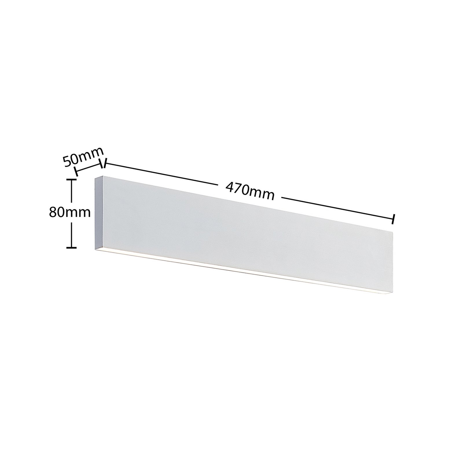 Ignazia LED Candeeiro de Parede L47 White - Lindby Ignazia LED Candeeiro de Parede L47 White - Lindby