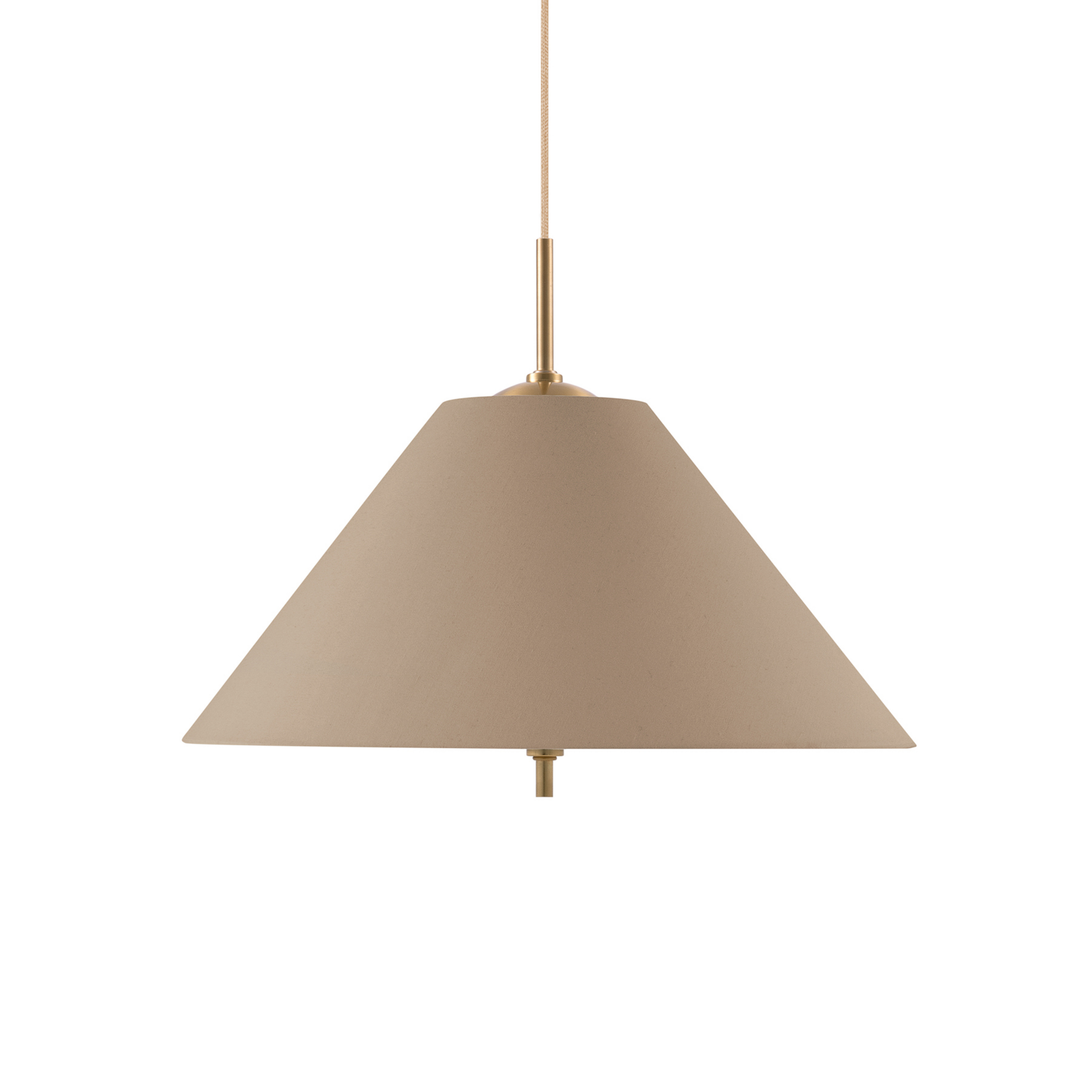 Lámpara colgante IRIS 25, marrón moka, Ø 25 cm - Globen Lighting