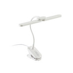 Lampe à pince Meldem, batterie rechargeable, blanche, à intensité variable,