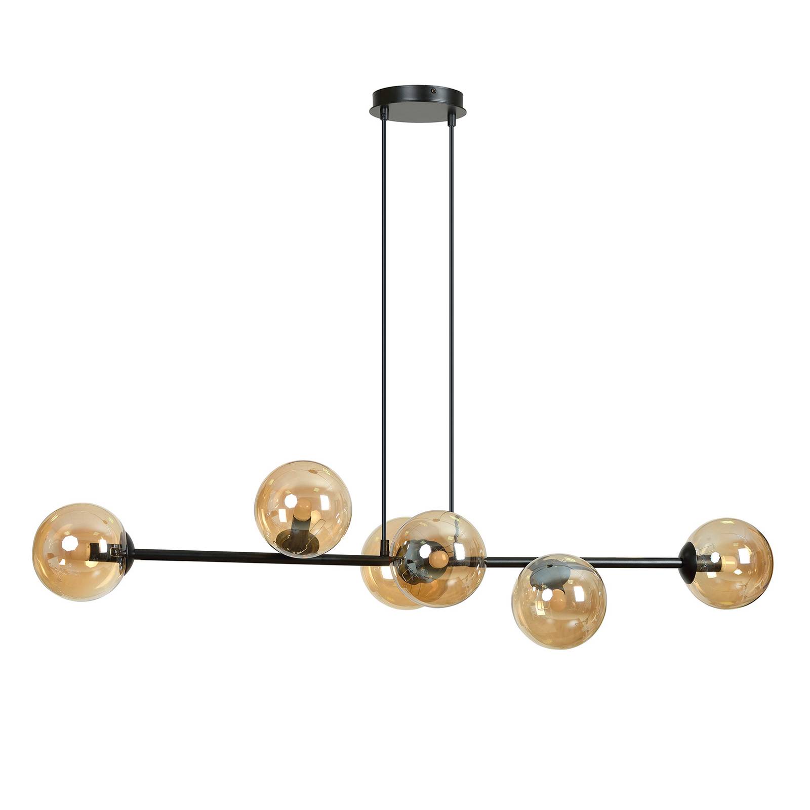 Euluna Pendant Light - Living / Dining Room - Hanging Light - dimmable - Modern - Black