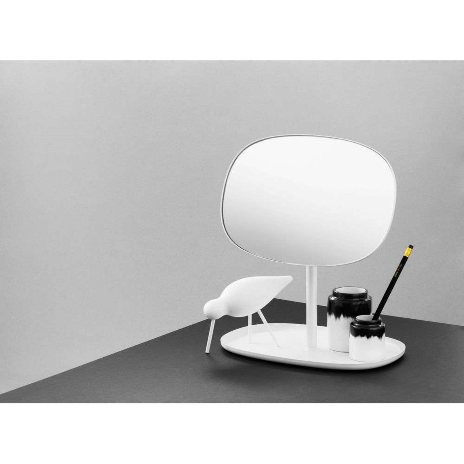 Flip Mirror White - Normann Copenhagen