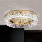 Kristāla griestu lampa Ring - 75 cm