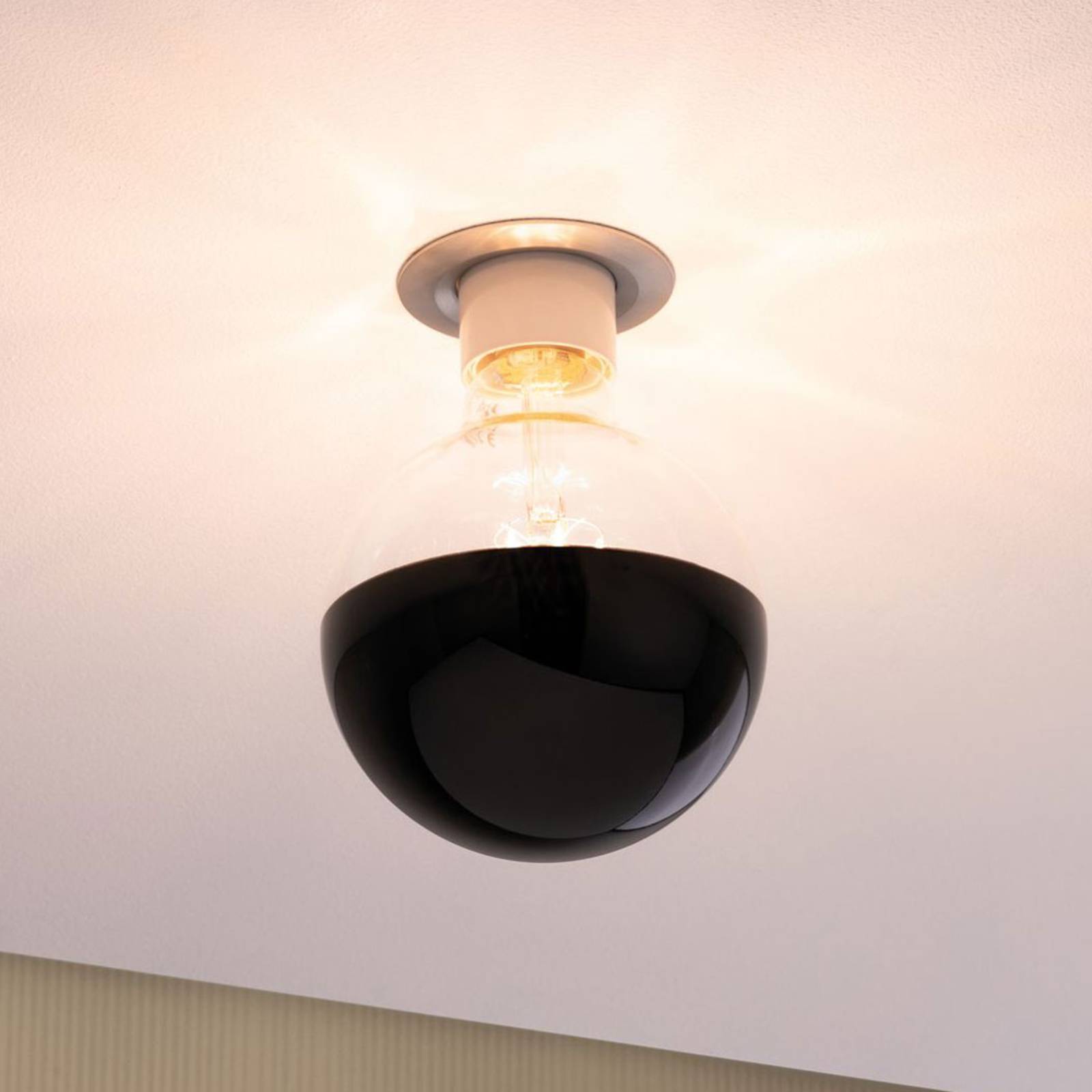Paulmann Licht Paulmann No. 93667 Einbauleuchte Nova starr E 27 Fassung 10W Alu gedreht
