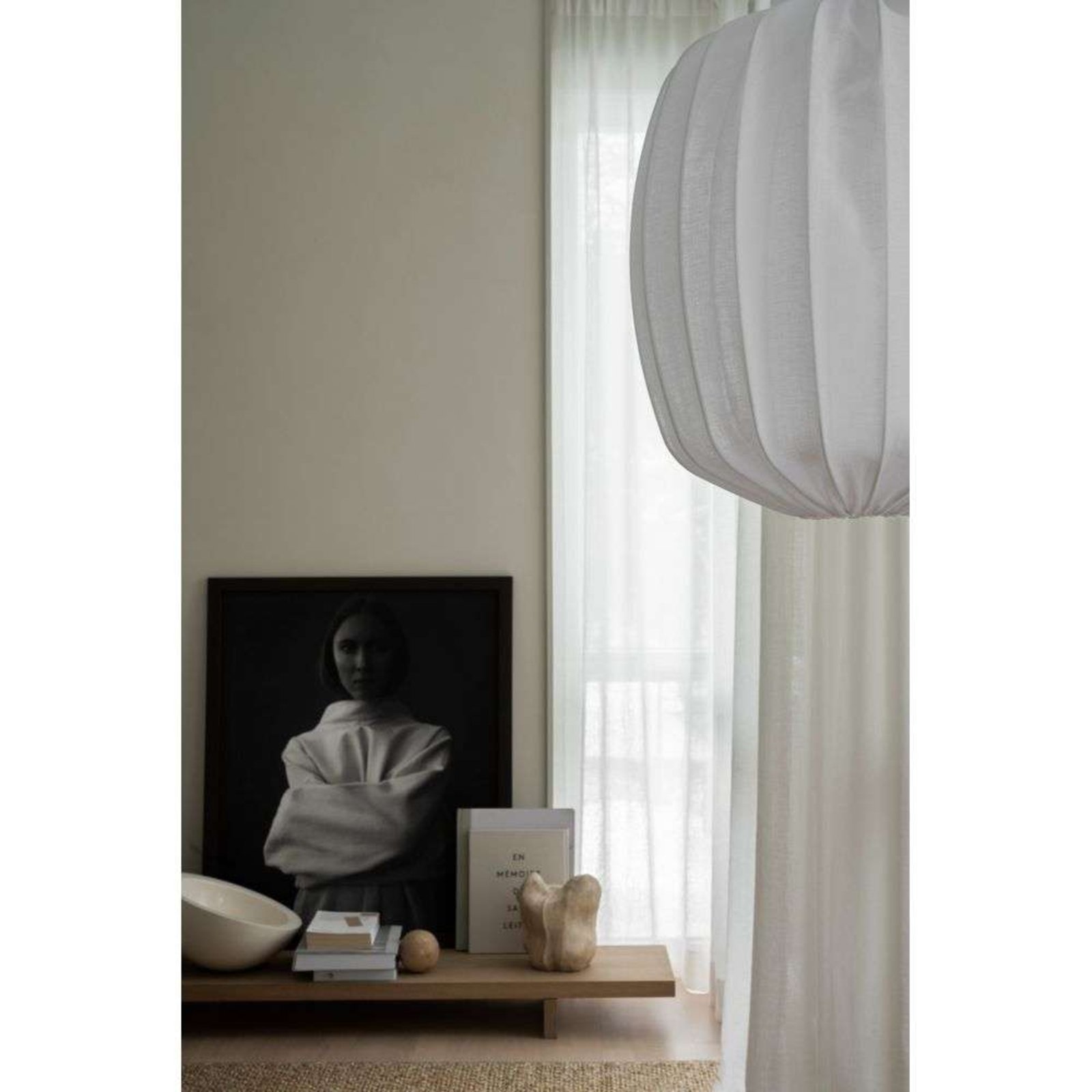 Prisma 45 Abajur Linen White - Watt & Veke