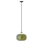 Blop hanging light made of glass, green