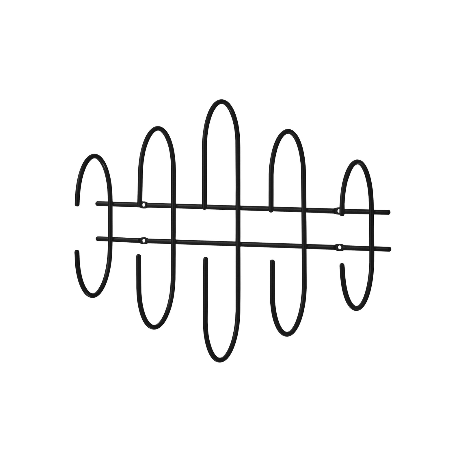 Moveo Perchero de Pared L51 Negro - AYTM