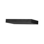 Guia LED wall light, black, metal, 24 cm wide