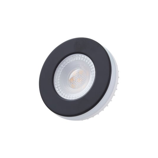 Lindby LED bulb, GX53, 4.8W, black, 4,000 K, 7.5 x 3 cm