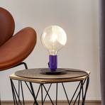 FLOS Lampadina lámpara de mesa LED púrpura, negro