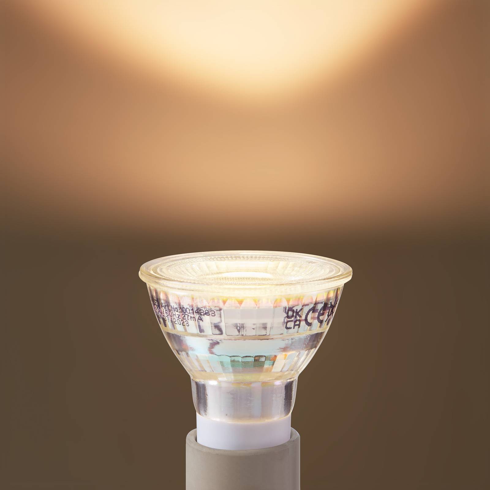 Levně Arcchio LED žárovka GU10 2,5W 2700K 450 lumenů sklo