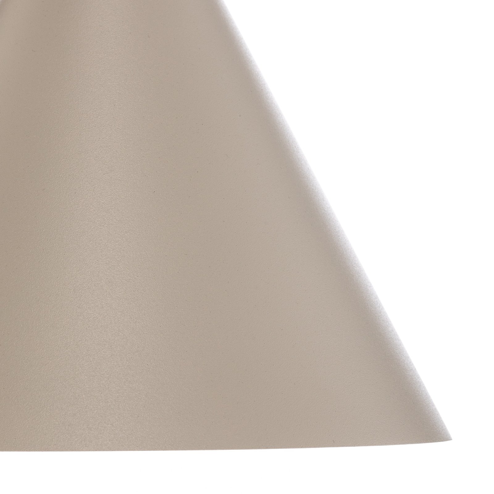 Lampada a sospensione CONO, luce singola, Ø 25 cm, beige