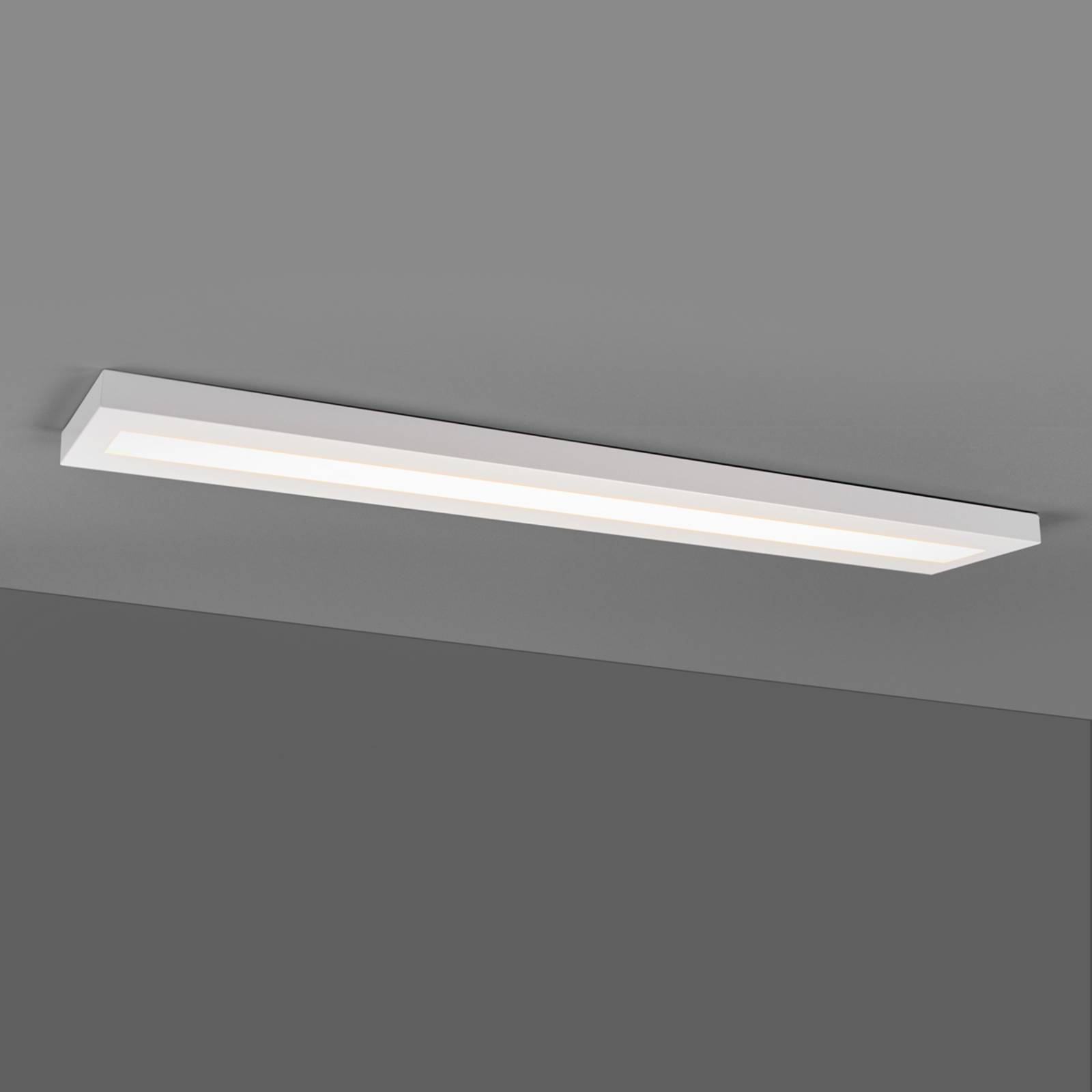 Plafonnier LED oblong 33 W, blanc BAP