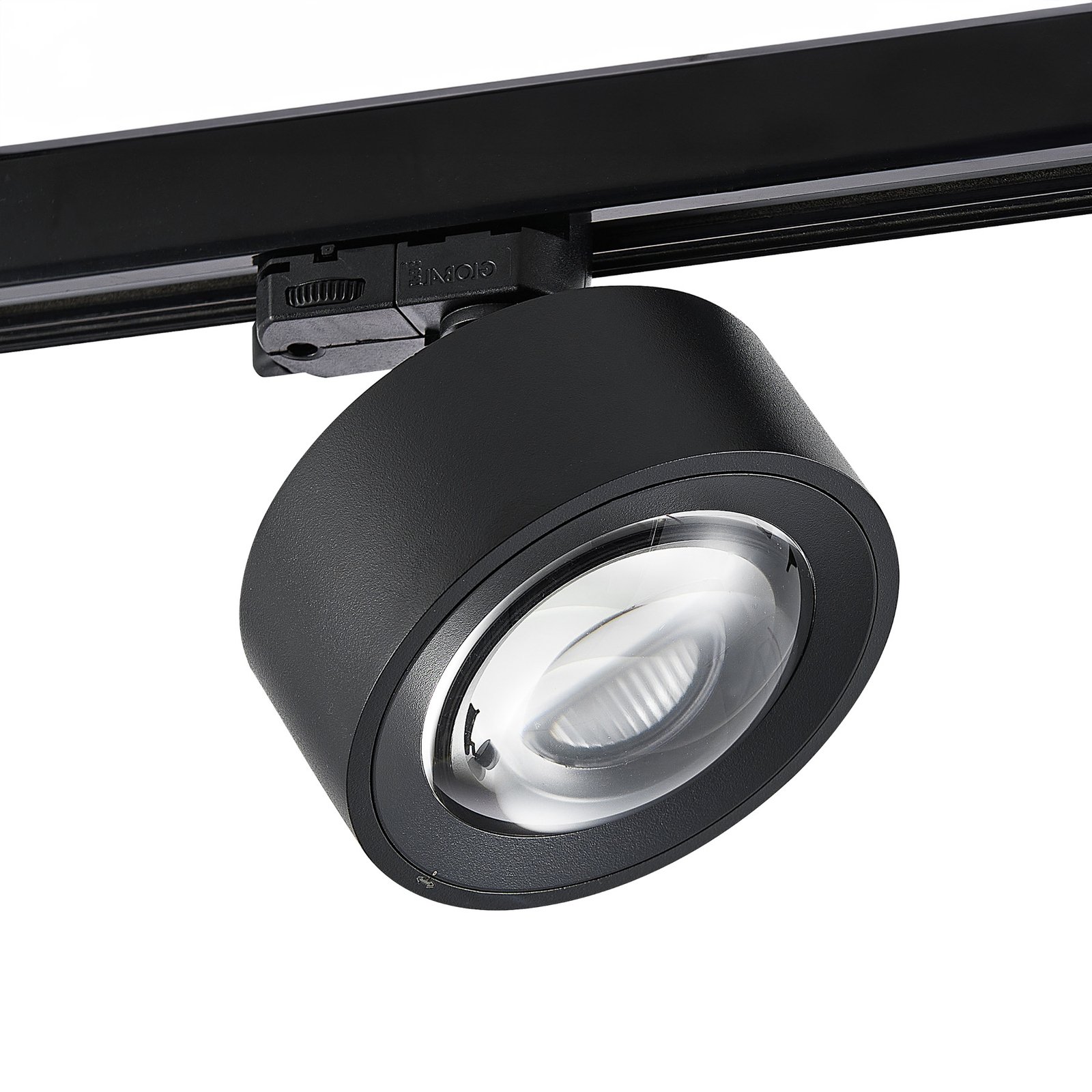 Molto Luce LED 3-phase track spotlight Mag, black, 827