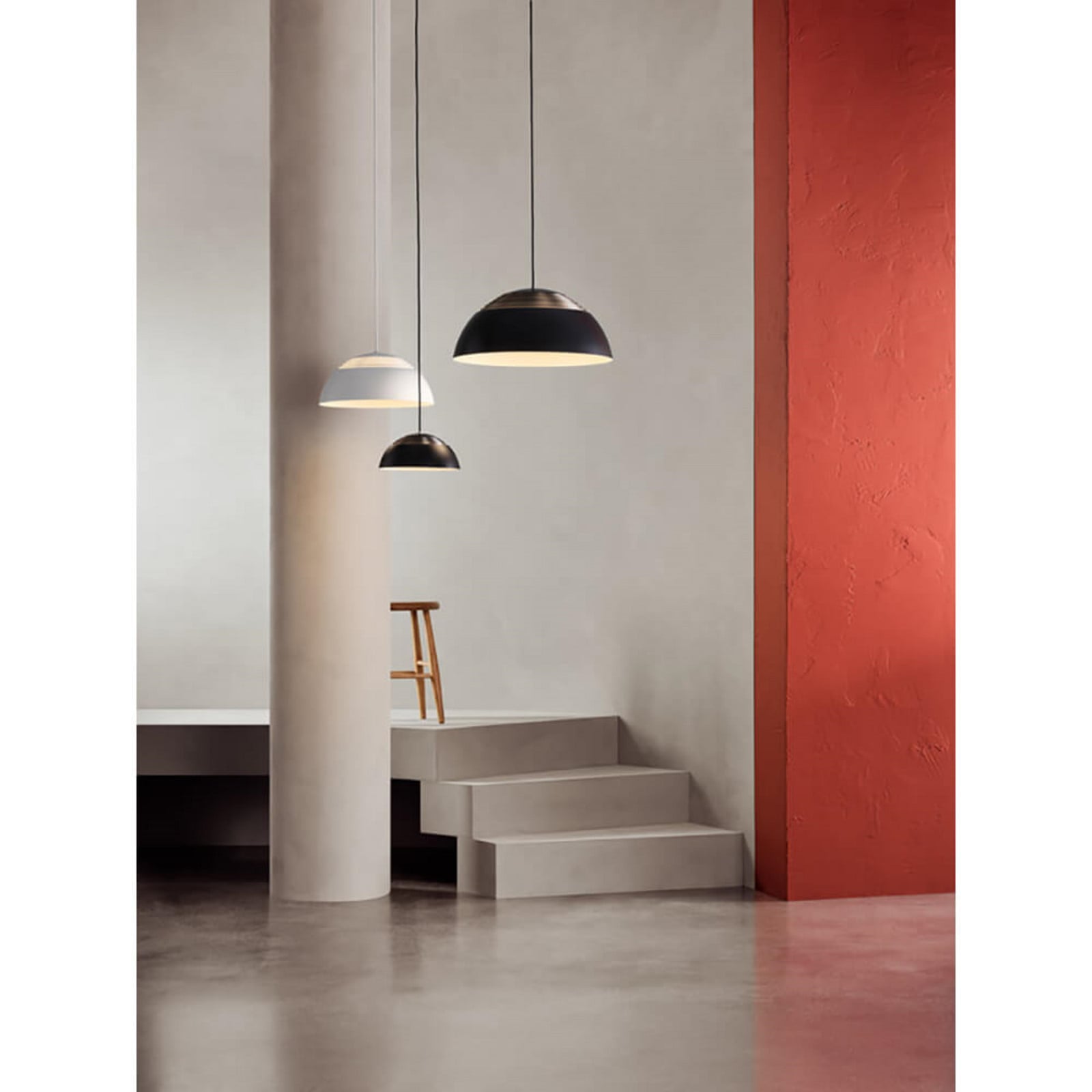 AJ Royal 370 LED Pendel Hvid Louis Poulsen - Stue - Aluminium
