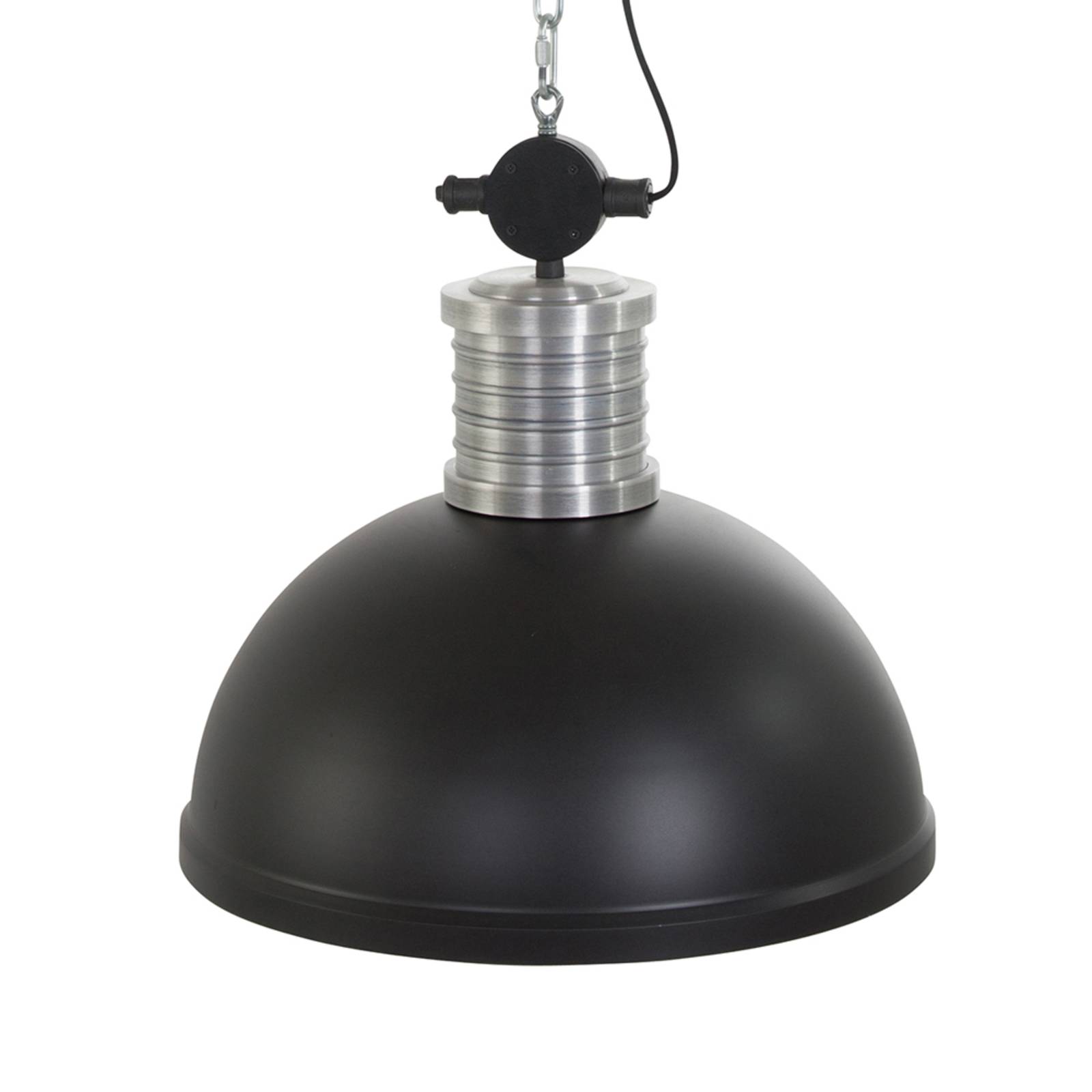 Hanglamp Brooklyn, 1-lamp in zwart