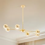 Suspension Tiana, doré, métal, 6 lampes, GU10