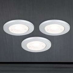 Lámpara para muebles LED Artist set 3 ud plata