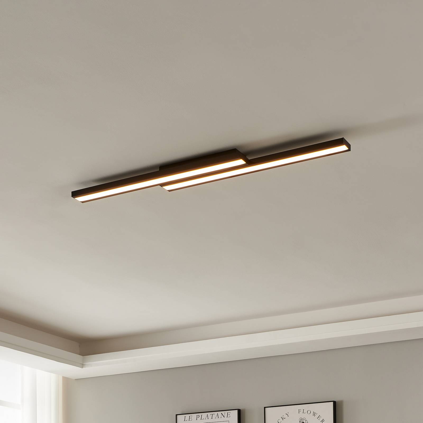  Eglo Connect Eglo Connect Saliteras-z Led Ceiling Light Black 