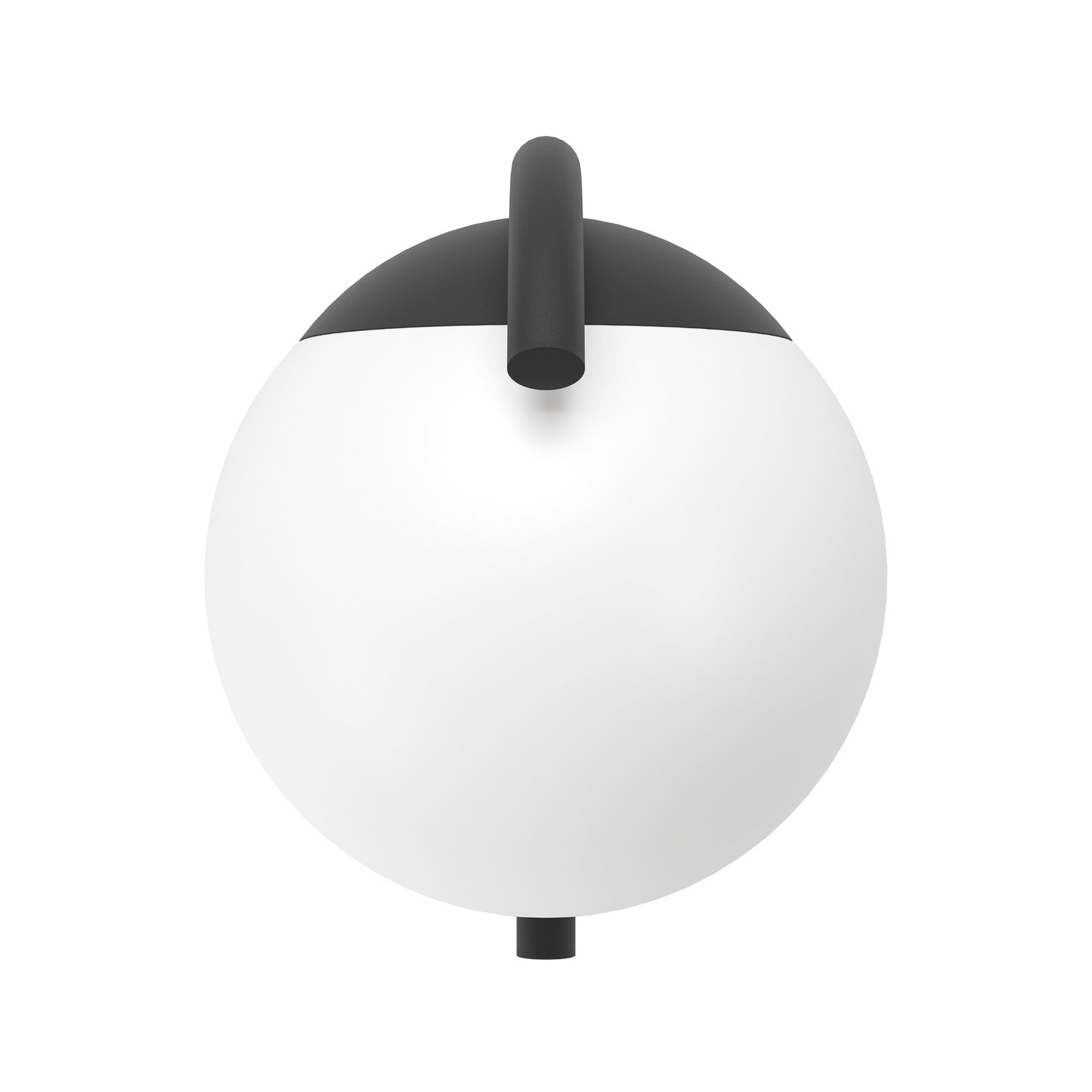 Außenwandlampe Prata Vecchia, schwarz, Höhe 26 cm, Metall