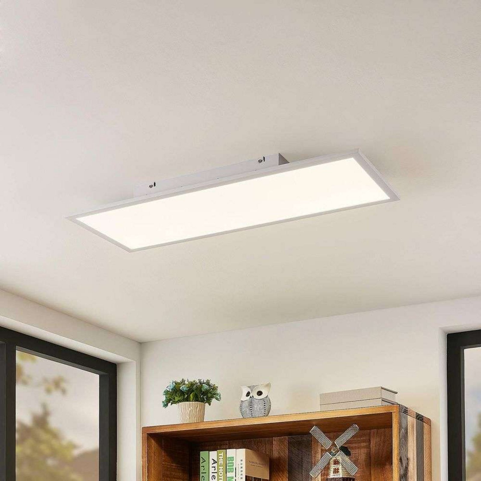 Quais LED Plafonieră 4.000K 30x80 White - Lindby