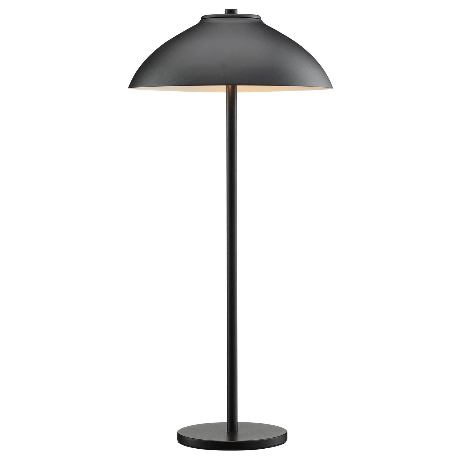 Lampe à poser Vali, hauteur 50 cm, noire