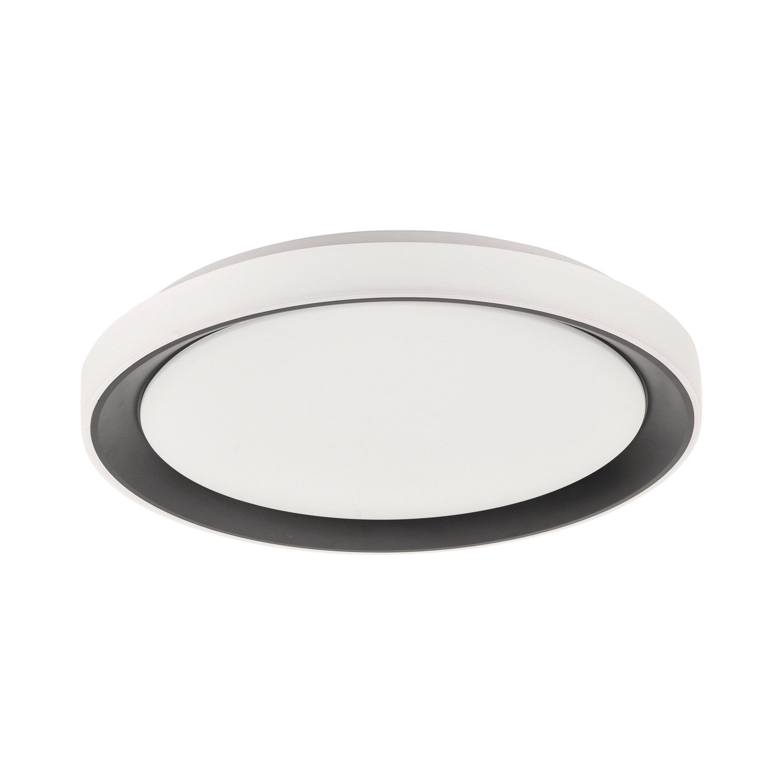 LOLA Smart Disc plafonnier LED noir/blanc, RGBW
