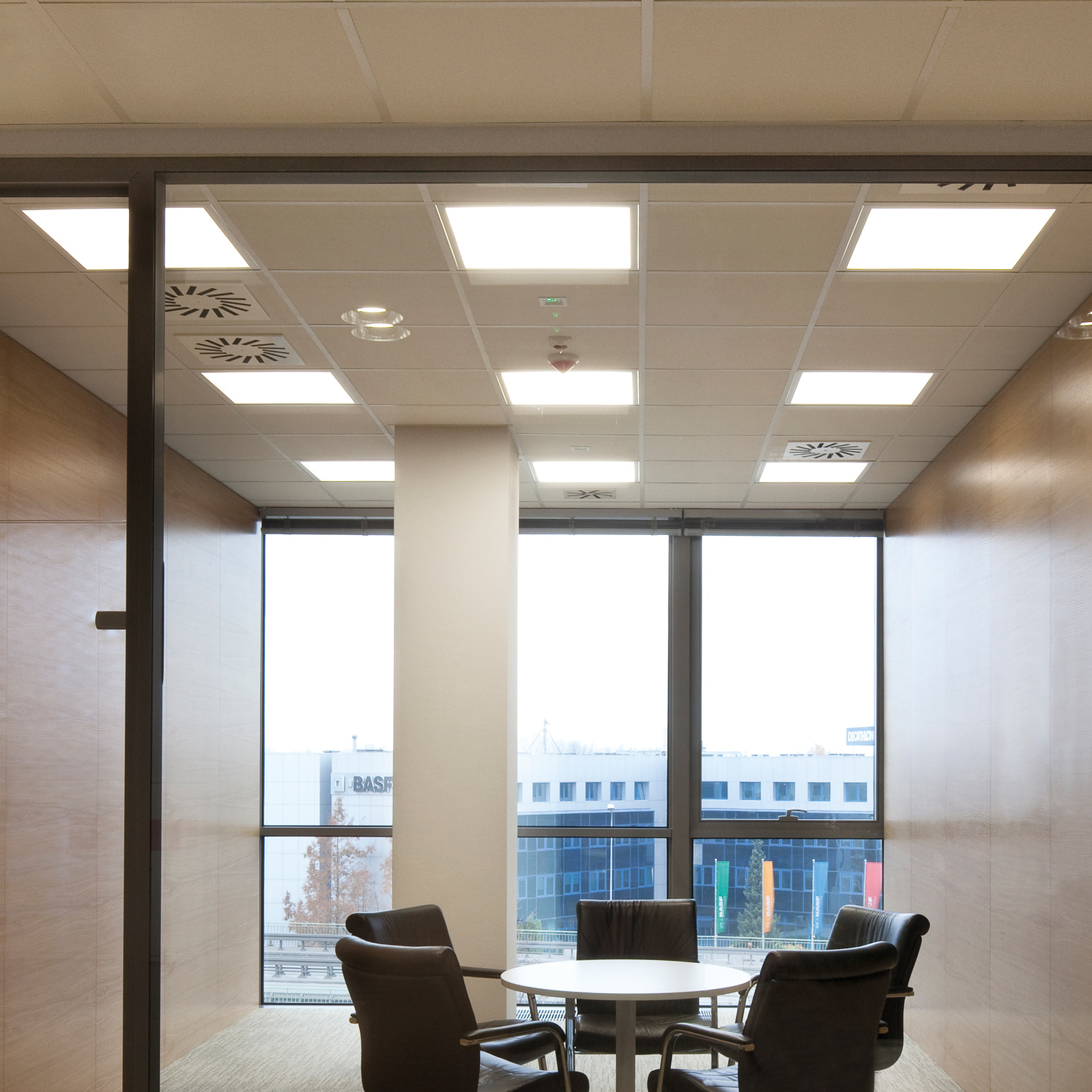 Siteco Apollon 2 LED troffer panel, Dali EB Ra90