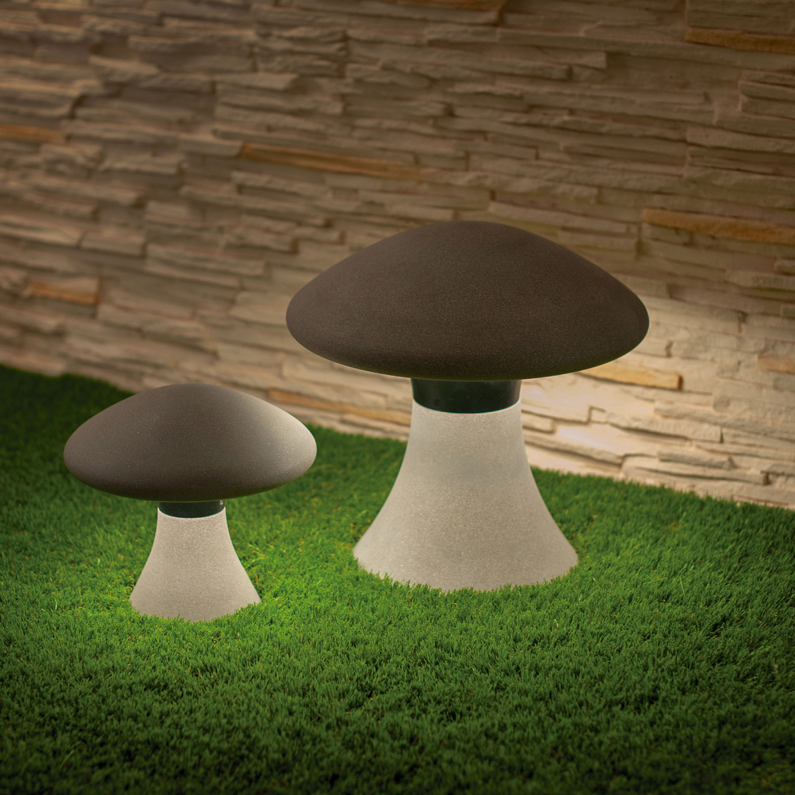 Candeeiro decorativo de exterior Taos LED Altura 33,3 cm