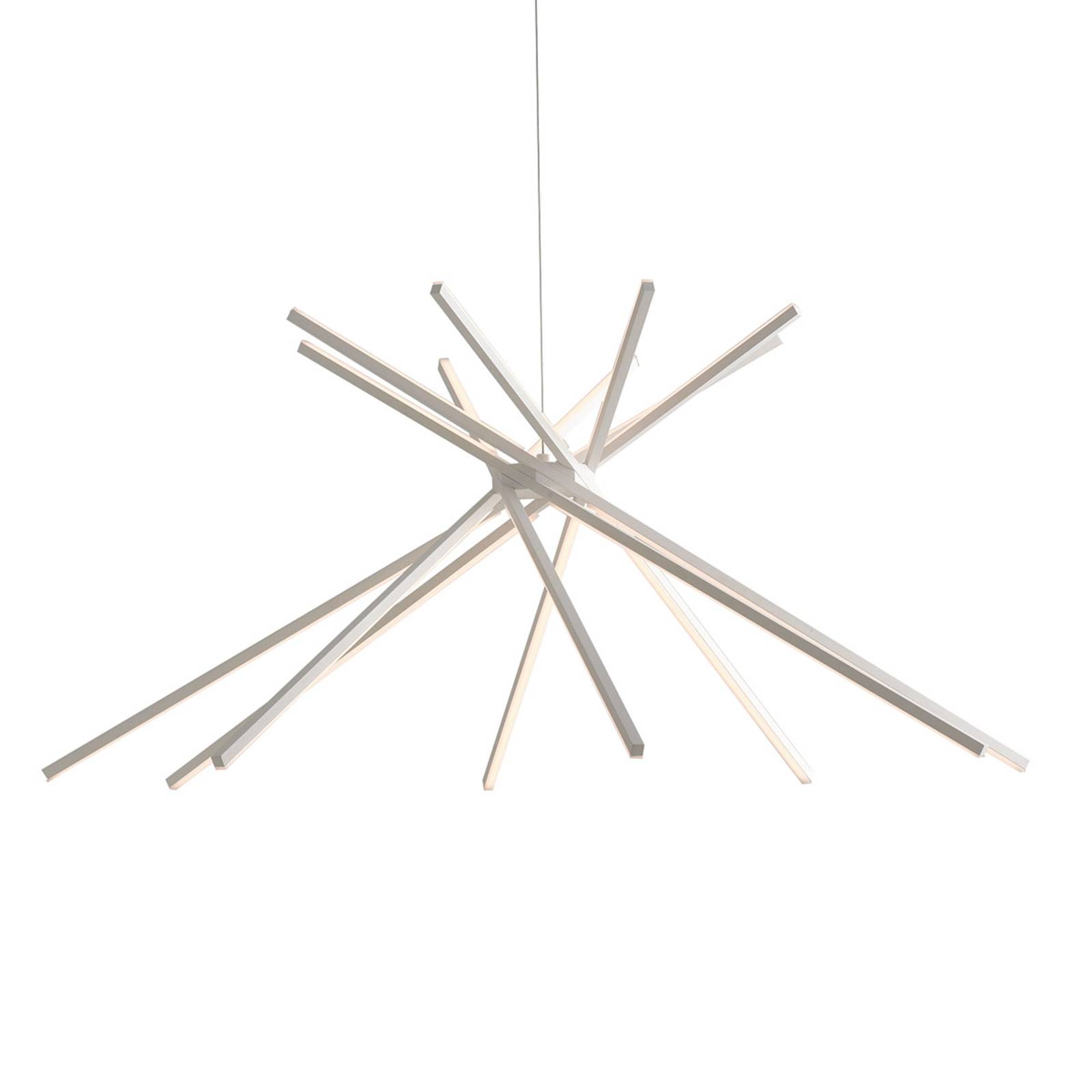 Lampa wisząca LED Shanghai, 8-pkt. 4 000 K biała