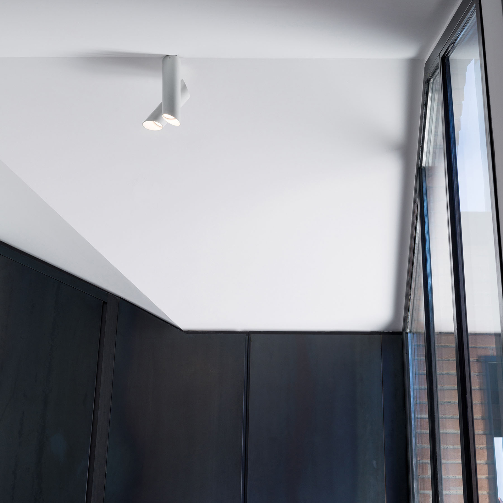 Nemo Tubes LED-Deckenleuchte zweiflammig