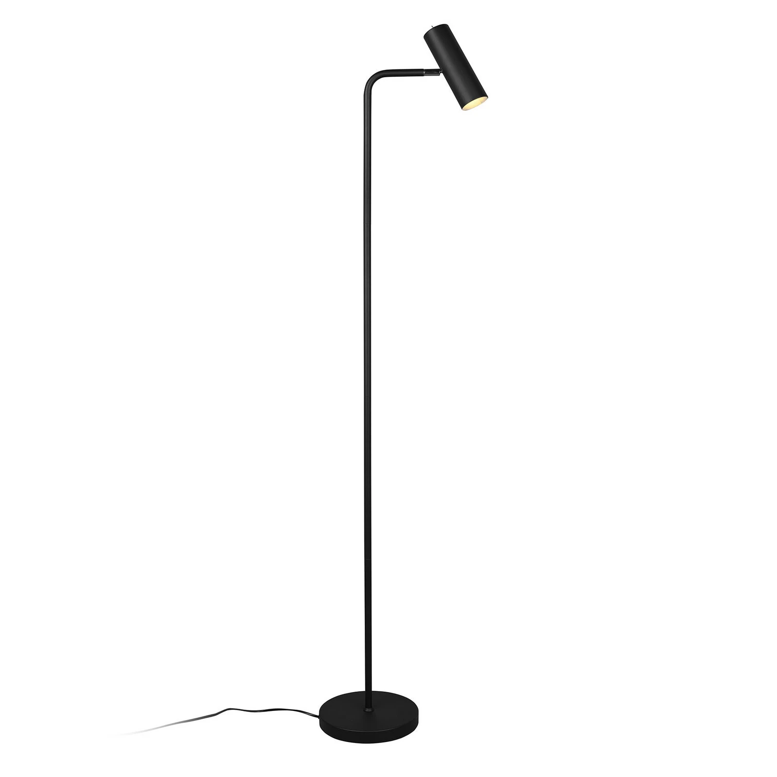 Φωτιστικό δαπέδου Marley, μαύρο, ύψος 151 cm, μέταλλο