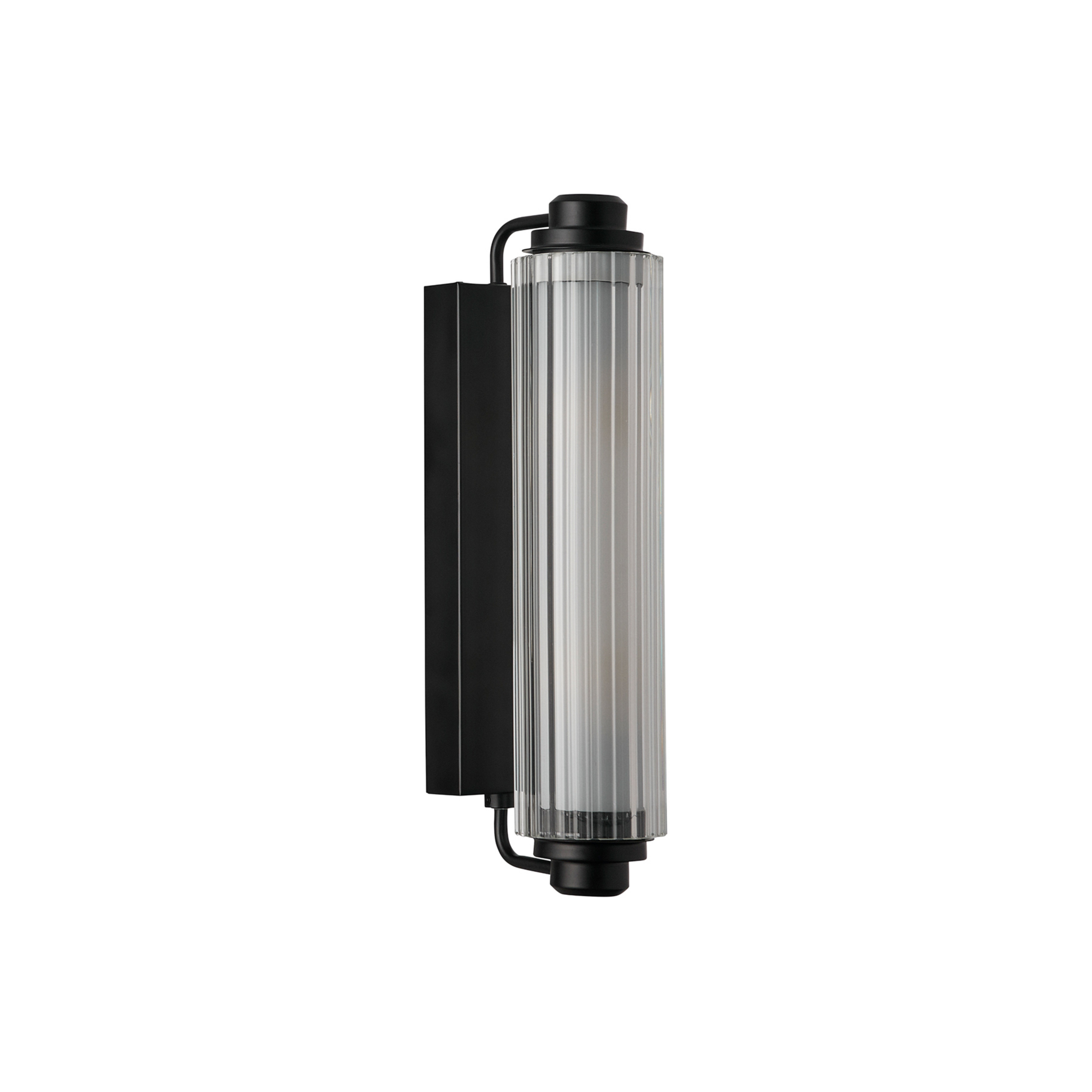 Aplique de pared Nimal Double IP44, metal, negro - Nordlux