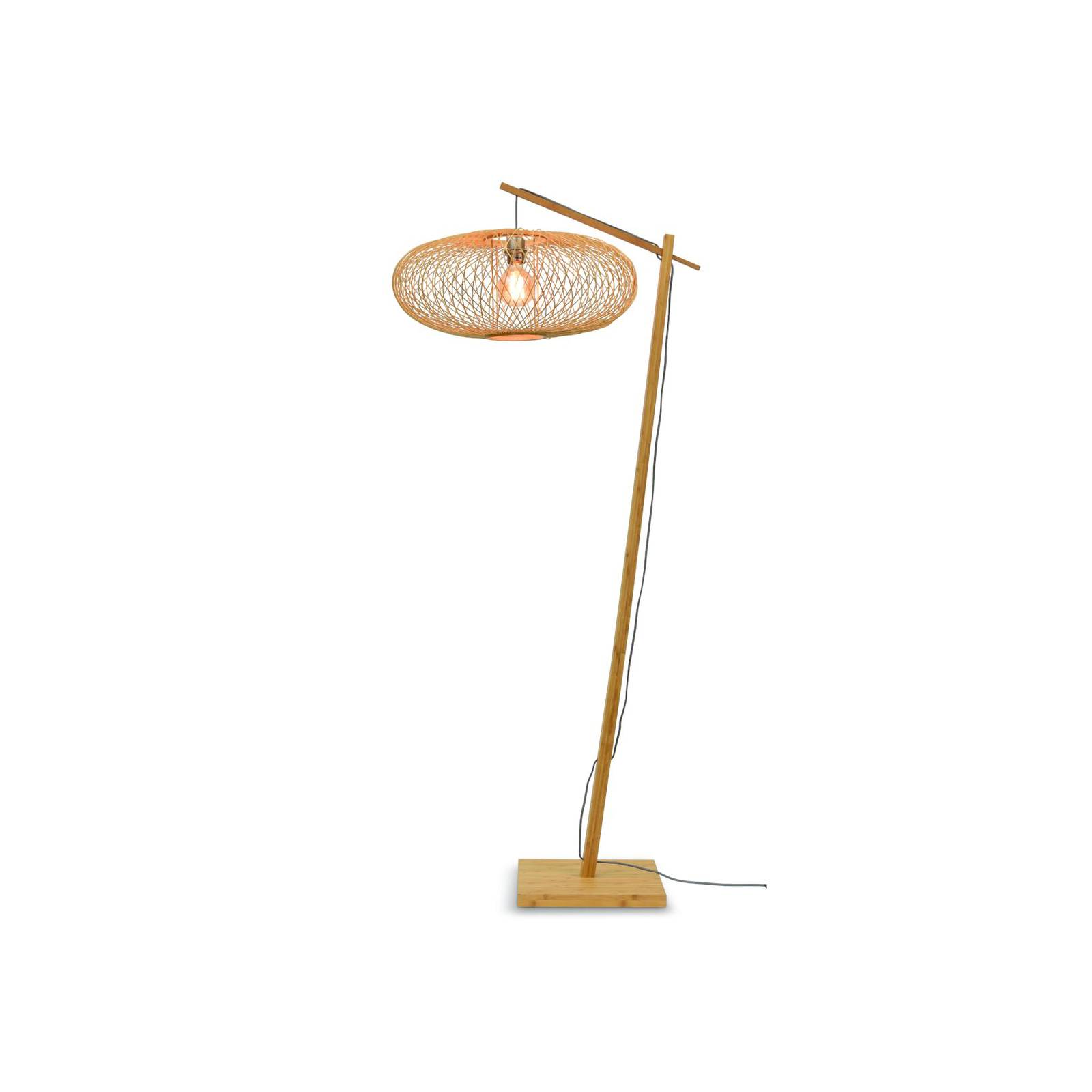 GOOD & MOJO Bogenlampe Cango large natur Höhe 176 cm